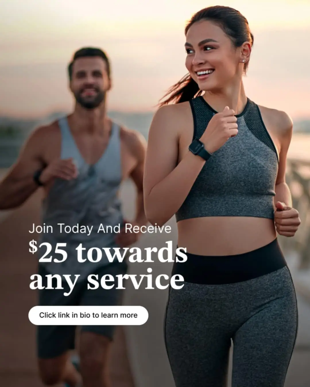 Join Today And Receive $25 towards any service